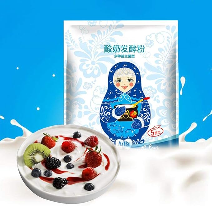 10g /100g Yogurt Starter Powder ?Lactobacillus Yogurt Yeast Powder Kitchen Baking Supplies for Household Use ?1g/Sachet?