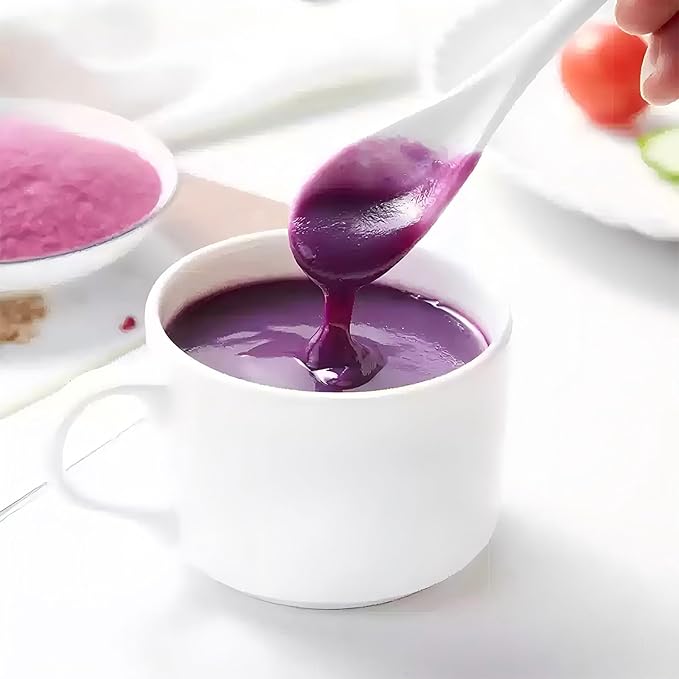 SXETBEAN Purple Sweet Potato Powder, 13oz/368g Pure Purple Yam Powder, Ube Powder for Latte, Baking, Smoothies, Juices, Pasta, Porridge