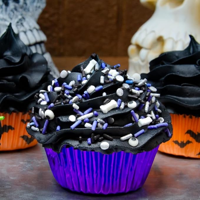 Mystic Sprinkles 4 Cell Sprinkle Assortments (Purple People Eater, Petite)