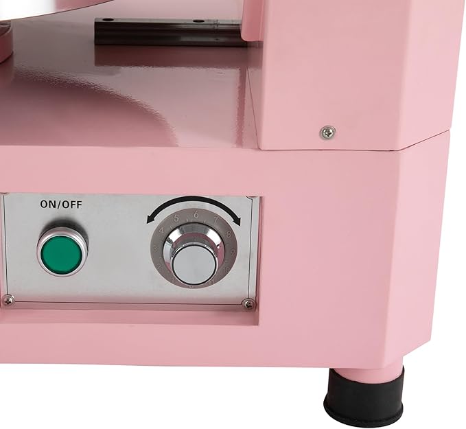 LOYALHEARTDY 14.17 inch Cake Spreading Machine 11-Speed Regulating Turntable, Cake Decorating Machine, Cake Icing Machine with Scale Spatula, Pink Cake Spreading Machine