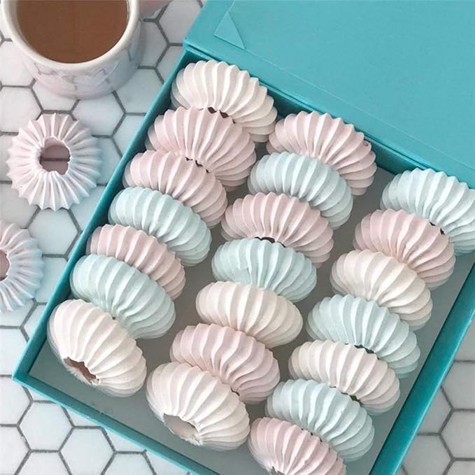 FantasyDay Cake Decorating Set, 2 Pieces Stainless Steel Icing Piping Nozzles Tips Kit with Reusable Piping Bag - Christmas Birthdays Anniversary Wedding Cakes Cookies Dessert Pastry DIY Making Tools