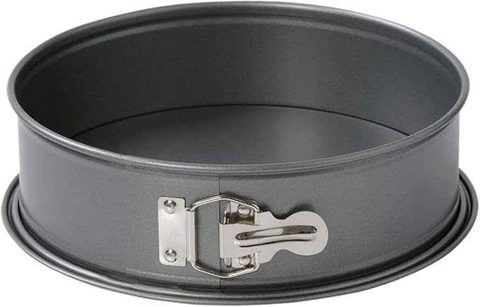 Cake Pan - 9 Inch Baking Tool for Smooth Release, Uniform Heating with Removable Base, Bakeware for Home Restaurant Kitchen Oven Use Silver Steel Gift Packaging Box Pack