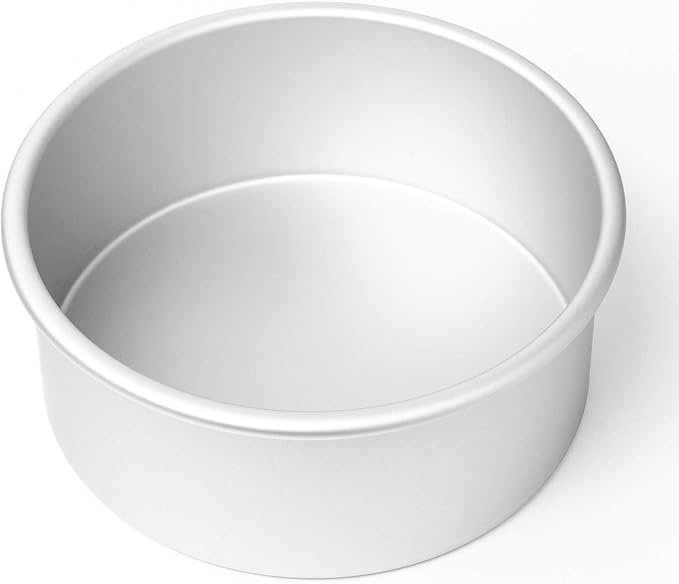 LAST CONFECTION 7" x 3" Aluminum Round Cake Pan - Professional Bakeware