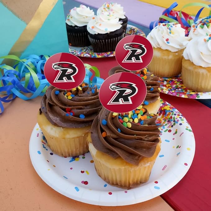 Ripon College Primary Logo Cupcake Picks Toppers Decoration Set of 6