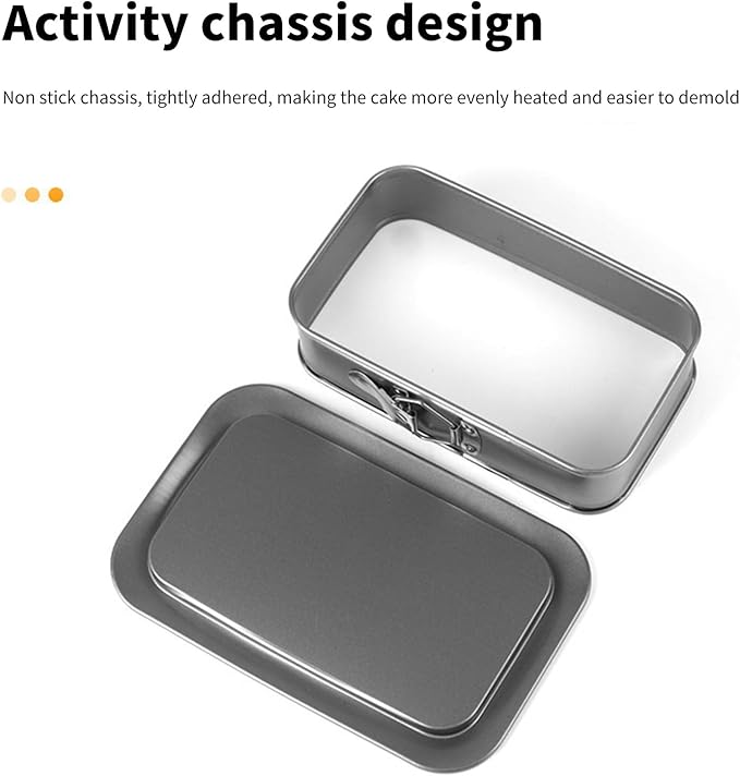 Professional Carbon Steel Springform Cake Pan with Removable Base for Baking Cheesecakes Bread and Pastries