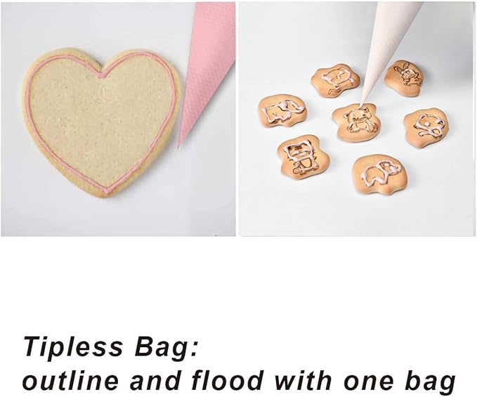 Mini Piping Bags, Disposable 7.6in Small Piping Bags 100pcs, Pastry Piping Bags for Cream Frosting, Icing Bags for Cake and Dessert Decorations Cake Decoration and Desserts