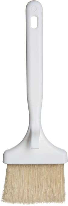 SPARTA 4037900 Meteor Boarhair Basting Brush, Dishwasher Safe With Built-In Plastic Handle, 3 Inches, Brown, (Pack of 12)