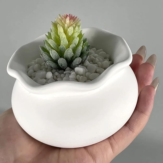 Fish Tank Shape Candle Jar Silicone Mold DIY Succulent Flower Pot Vase Jewelry Storage Box Concrete Resin Plaster Mould