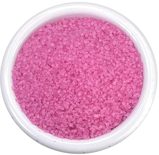 Ultimate Baker - Sanding Sugar, Pink - Vibrant, Naturally Colored Baking & Decorating Sugar, Perfect for Sprinkling on Cakes, Desserts & Confections, Medium Crystal - 8oz
