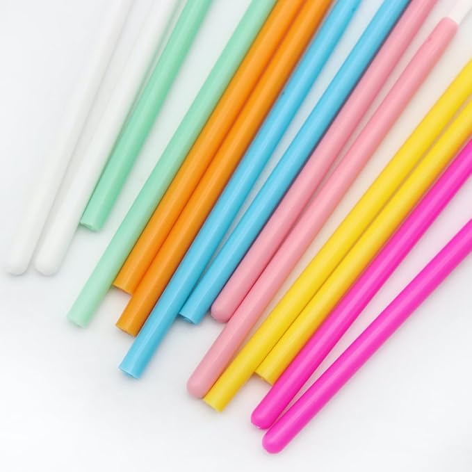 Paint Your Own Cookie Mini Paint Brushes Cookies Disposable Nylon Bristle Brushes (50, Green)