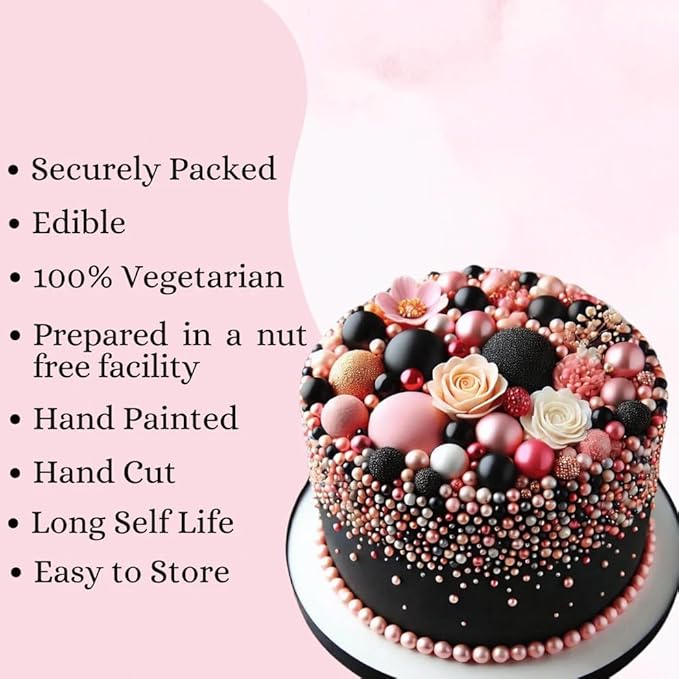 Confect Love Pink & Purple Disco Ball Sprinkles – Edible Metallic Sugar Pearls for Cake & Cupcake Decorating | Decorative Sprinkles Mix for Birthday, Baby Shower & Party Desserts | Vegan, Gluten-Free, Nut-Free, Soy-Free, Dairy-Free, Palm Oil-Free- 4.2 Oz