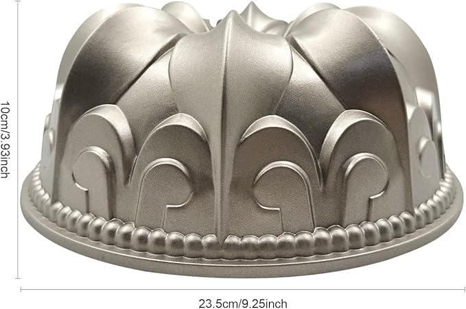 Charlotte Cake Mold Aluminium Kitchen Accessories Decoration Round Christmas Wedding Family 3D Charlotte Cake Pan (Lily flower shape)