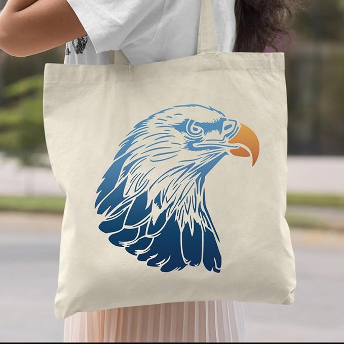 Animal Wood Burning Stencils for Painting 12” Eagle Stencil Wildlife Stencils for Crafts T-Shirt Fabric Wood DIY Decor