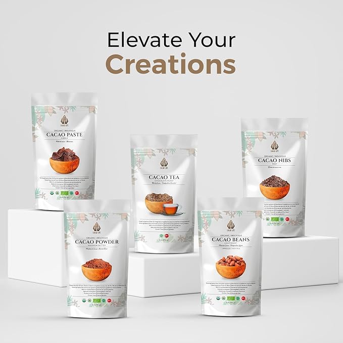 Cacao Life - Organic Cacao Paste: Kibbled - 227g (8oz) [Peruvian Cacao | Ethical Direct Trade | Vegan]