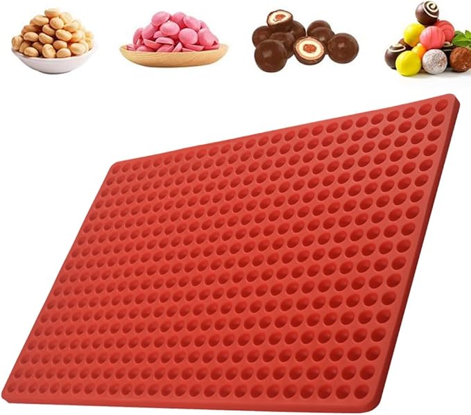 Newk 468 Cavity Pet Treats Mold - Mini Round Mold for Chocolate Drops & Dog Treats