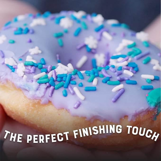 Judee's Gluten Free Purple Sprinkles - Gluten-Free Purple Cupcake & Cake Sprinkles - Edible Cake Decorations & Ice Cream Toppers - 4 Oz