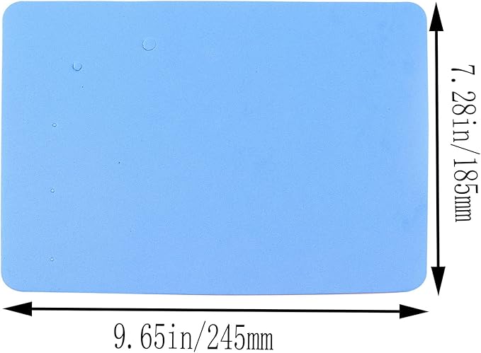 Fondant Foam Pad 5 Holes Sponge Mat Sponge Cake Foam Pad Flower Modelling Gum Paste Fondant Cake Mat Blue and Pink