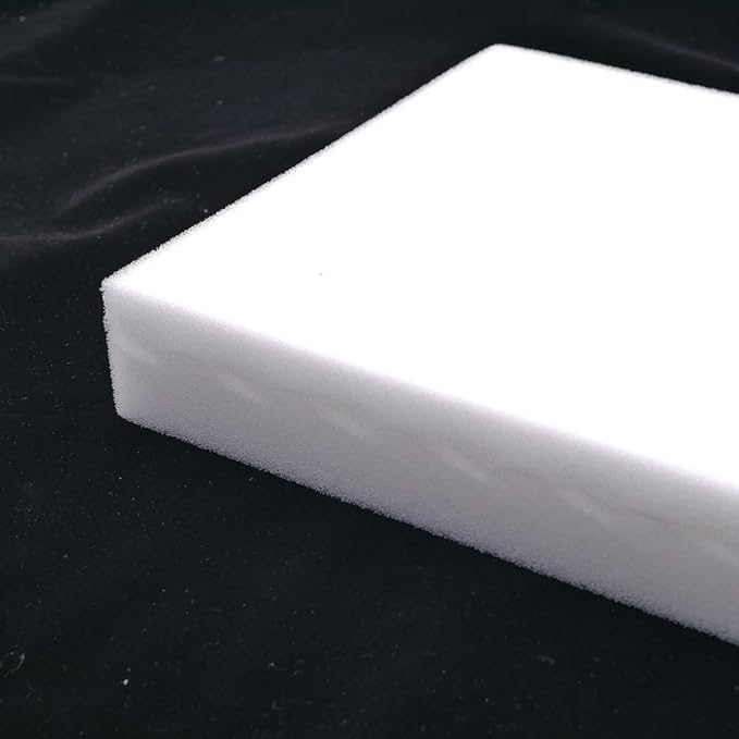 EORTA 2 Pcs Fondant Shaping Sponge Pad Sugar Flower Gum Paste Modeling Foam Tray Wave Sponge Mat Cake Decorating Tools for Kitchen Baking Sugarcraft DIY, White