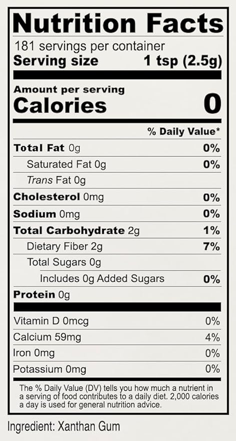 Anthony's Xanthan Gum, 1 lb, Batch Tested Gluten Free, Keto Friendly, Product of USA (Pack of 2)