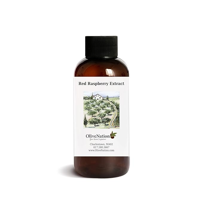 OliveNation Sugar Free Red Raspberry Extract, Premium Quality Flavoring Extract for Baking - 8 ounces
