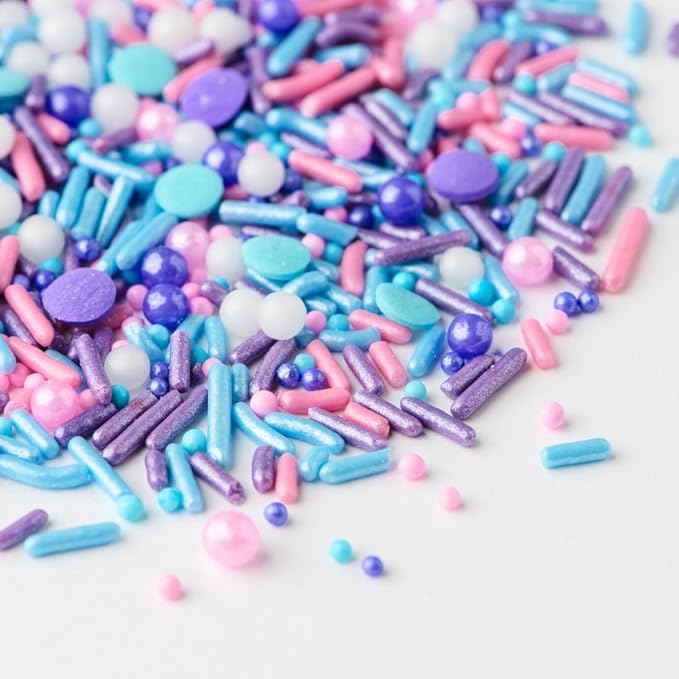 Sweets Indeed Sprinkles, Cupcake Edible Sprinkle Mix, Perfect for Cake Decorations, Baking, Ice Cream, Cookies, Cupcake Topper