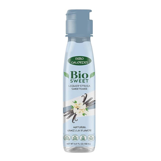 BioSweet Stevia Drops - Vanilla Flavor | Zero Calorie Liquid Sweetener | Non GMO, Keto & Diabetic Friendly, Gluten Free, Vegan | Nothing Artificial | 3,000 drops (5.07 Fl Oz)