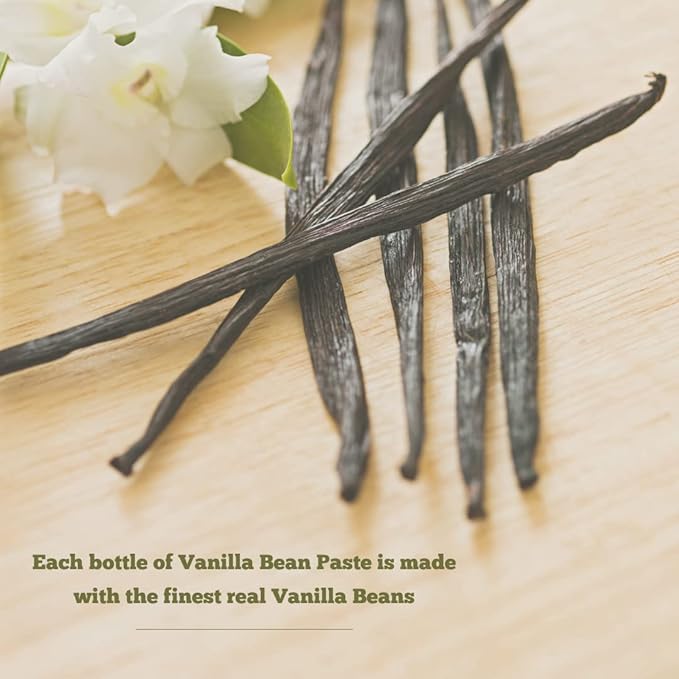 Vanilla Bean Paste - Native Vanilla - All Natural Pure Vanilla Bean Paste - Made with Organic Agave Syrup - For Cooking, Baking & Desserts - 100% Vegan & Kosher - Non-GMO & Gluten-Free - 4 oz (Pack of 2)
