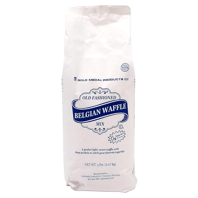 Old-Fashioned Belgian Waffle Mix, 5 lb. (Case of 6)