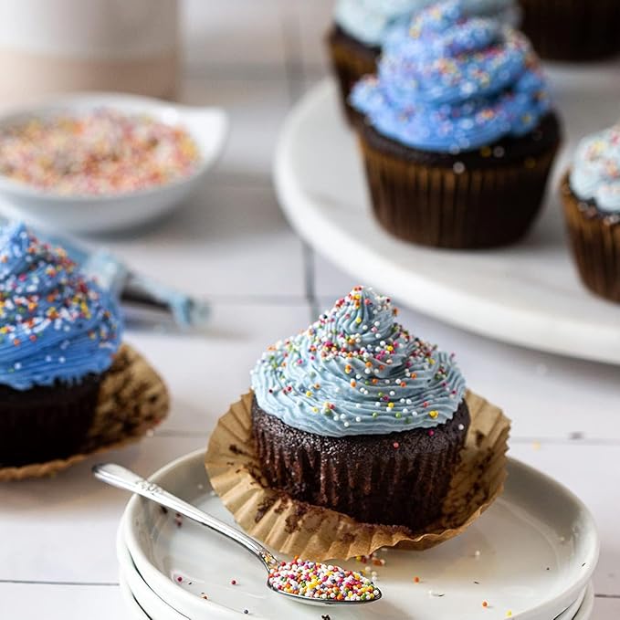 Color Kitchen Nonpareil Confetti Sprinkles Natural Ingredients Baking Cake Decorations, Ice Cream, Cookie, Artificial Dye-free, Plant-Based Colors, Gluten-Free, Non-GMO, No Hydrogenated Oils, Soy-Free, Kosher, 3 OZ (Pack of 6)