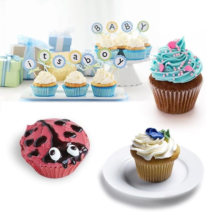 CAKETIME 12 Cups Silicone Muffin Pan - Regular Size Cupcake Pan Muffin Tin for Baking Nonstick Food Grade