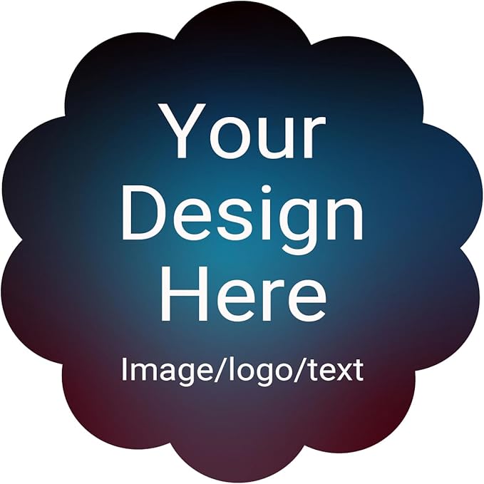 100,150PCS Custom Stickers for Business Logo Personalized Labels with Any Image Logo and Text Customized Stickers for Thank You Business(Flower)