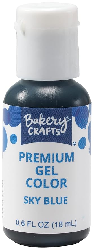 Bakery Crafts Premium Gel Neon Food Coloring 6 Bottle Assortment, 3.6 Fl Oz, Bright Edible Color For Christmas Baking And Decorating, Highly Concentrated, Yellow, Orange, Purple, Blue, Pink, Green | 6 x 0.6FL | Made in USA