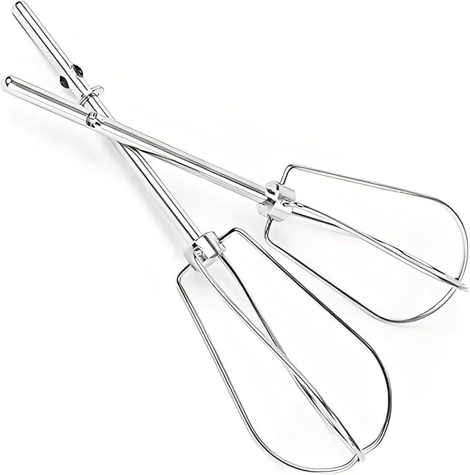 Hand Mixer Beaters for Kitchenaid W10490648 Beaters Attachments Replace for KitchenAid Hand Mixer KHM2B, AP5644233-2 Pack