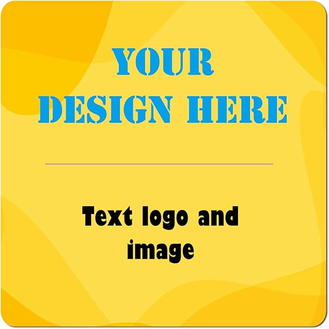 JOVELLO 60-600 Custom Stickers - Personalized Labels Stickers with Image Logo and Text(Square,3.5 Inch)