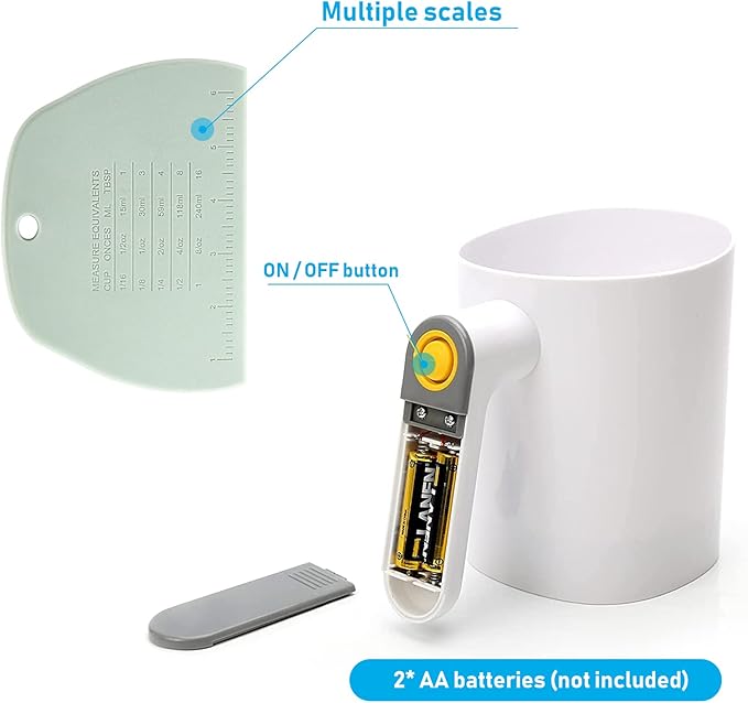 Electric Flour Sifter, Battery Operated Flour Sieve, Handheld Cooking Tool for Cooking and Pastry Baking