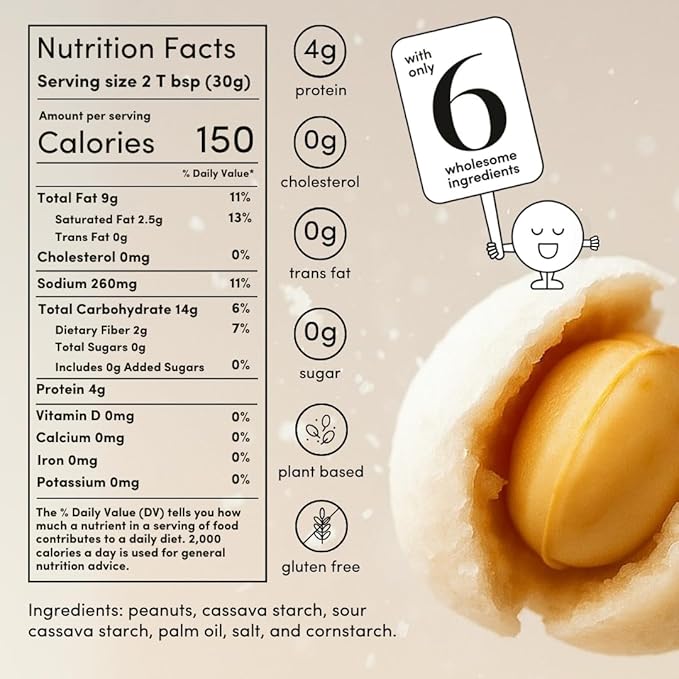 SMOLBOL Crunchy Peanuts Coated with Cassava | Individual Packs | Lightly Salted | Gluten-Free Snack | Plant Protein Snack | Ovinhos de Amendoim | Cacahuates can Yuca | Original | 1.75 Oz (Pack of 25)