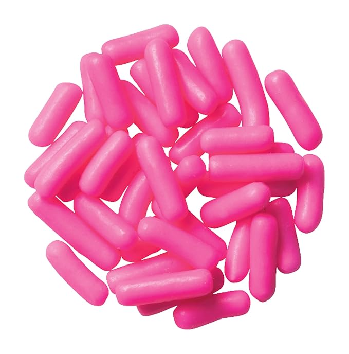 DecoPac Pink Sprinkles | Extra Large 26oz Pack | Cake Sprinkle Mix, Fancy Sprinkles For Cake Decorating, Handheld Container, Candy Sprinkles, Cake Sprinkles - Pink