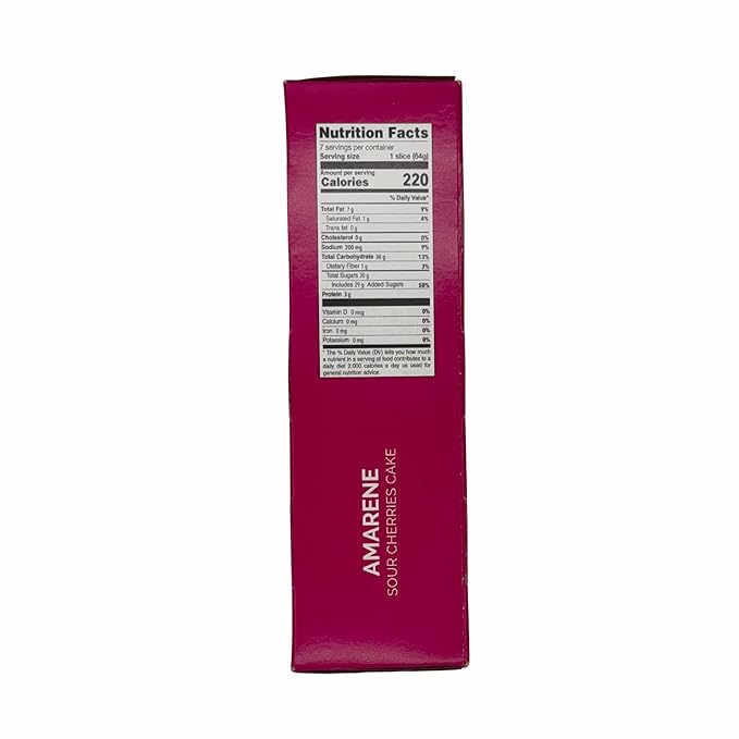 Chocolitaly Italian Cake with Sour Cherry Filling | 450g Each | Pack of 3 | Wholemeal Spelt Flour & Brown Sugar Dessert | Traditional Pastry | Small Batch Baked | Made in Italy