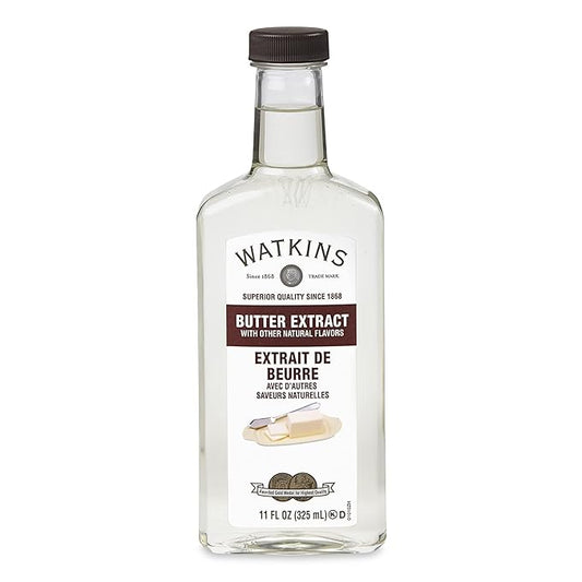 Watkins Butter Extract with Other Natural Flavors, 11 oz. Bottle, 1 Count (Packaging May Vary)