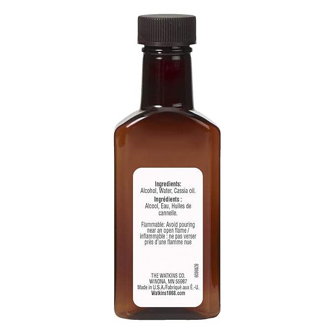 Watkins Pure Cinnamon Extract, Non-GMO, Kosher, 2 oz. Bottle, 1-Pack