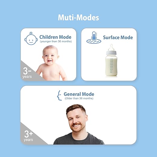 Infrared Non Contact Forehead Thermometer, Made in Taiwan, No Touch Digital Thermometer for Adult, Baby and Children