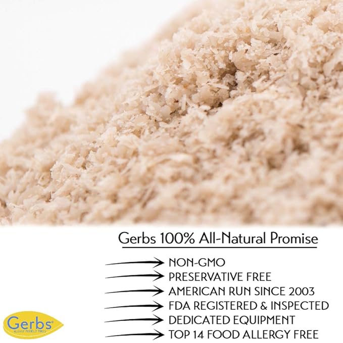 Gerbs Sunflower Seed Meal 4 lbs. - Finely Ground, No Artificial Additives, Resealable Bag - Rich, Earthy Texture for Baking & Blending - Allergen-Aware Practices