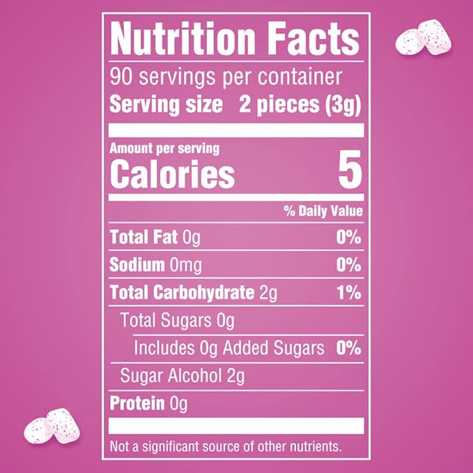 ORBIT Gum Bubblemint Sugar Free Chewing Gum Bulk, 180 Piece Resealable Bag, Bubble Gum Bulk