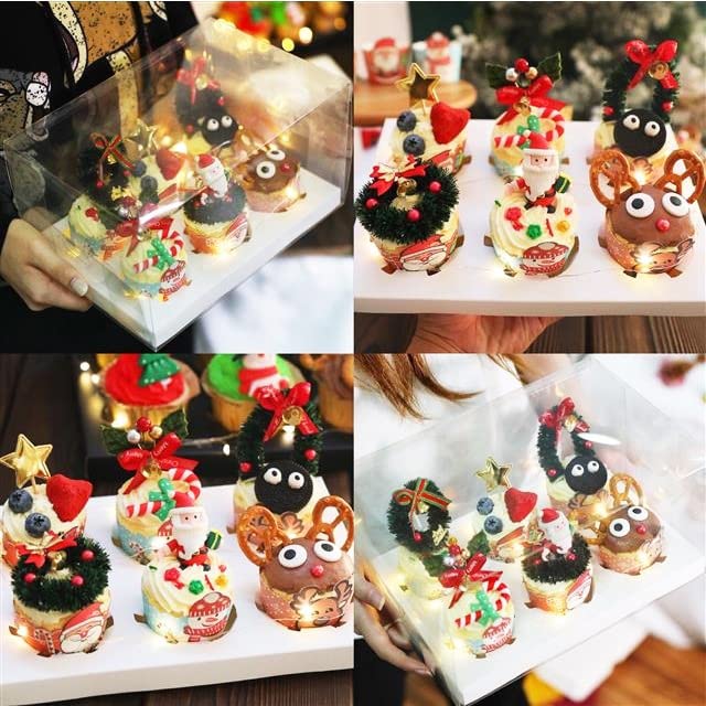 Christmas Sprinkles Mix size eyeball 130g/ 4.6oz Baking Edible Thanksgiving Day Christmas Cake Decorations Cupcake Toppers Cookie Decorating Ice Cream Toppings Celebrations