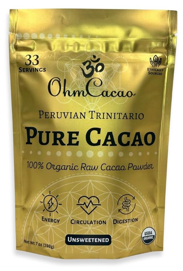 OhmYes Trio: Organic 11 Mushroom Coffee, Pure Cacao, & Mushroom Cacao