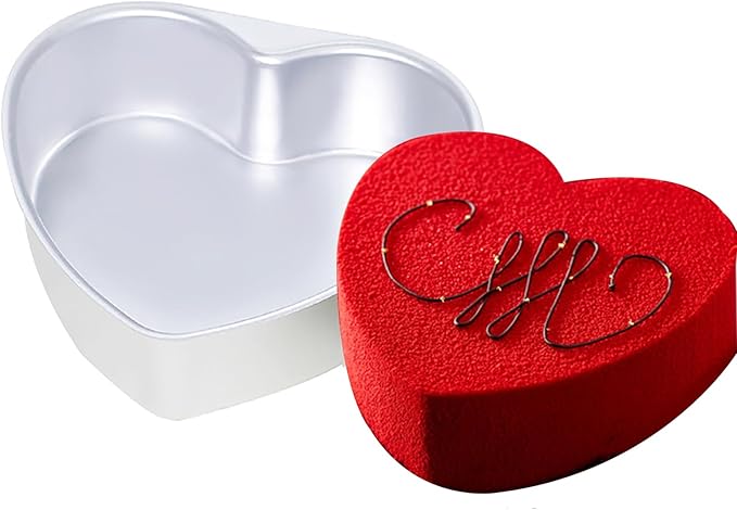6 Inches Aluminum Heart Shaped Cake Pans Tins