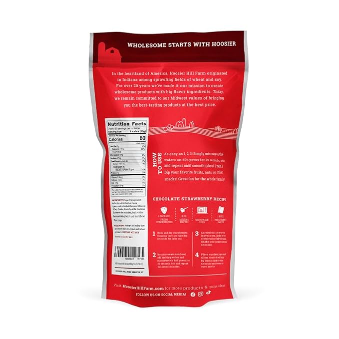Hoosier Hill Farm Chocolate Melting Wafers, 2LB (Pack of 1)