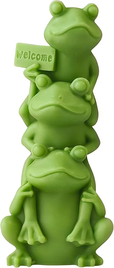 Frog Animal Soap & Candle Making Molds - Silicone 3D Mold for Home Decor