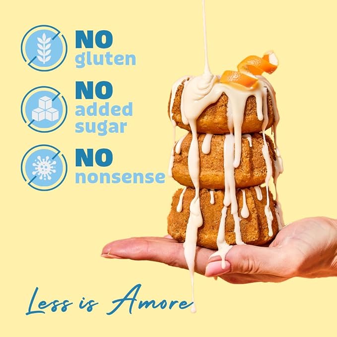 Dilettoso's Organic Gluten-Free Oat Flour Baking Mix | Vanilla | Pancakes, Waffles, Cupcakes, Brownies, and Cookies | 10oz AMORE Mix (1 Box)