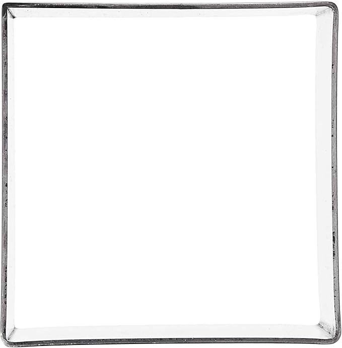 Ateco Square Stainless Steel Form, 2 by 1.75-Inches High